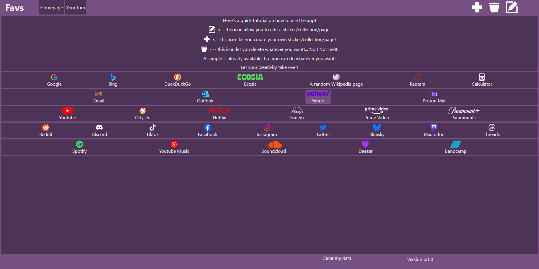 Image de l'interface principale de ce projet.